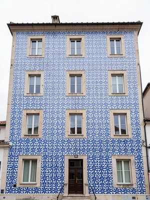Eight-Pointed Star Facade — Full Building Coverage