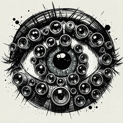 Surveillance eye camera lenses