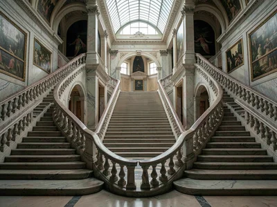 Museum staircase grand