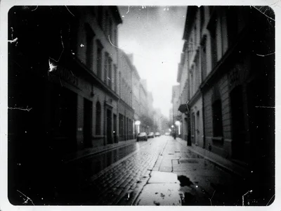 Paper negative contact print: the inverted tones creating an ethereal version of