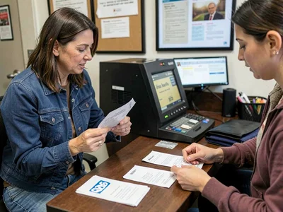 Person asking "Want your receipt?" customer declining, the transaction archaeolo