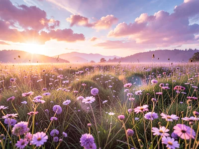 Meadow infrared dreamscape
