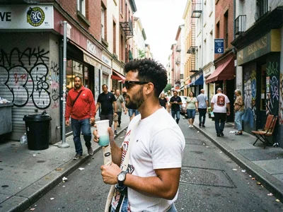Street candid film look