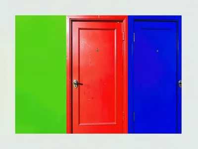 Door collection creating color series