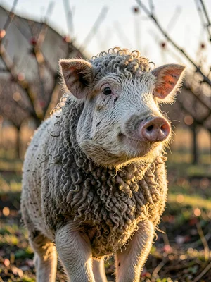 Mangalitsa Fleece Portrait