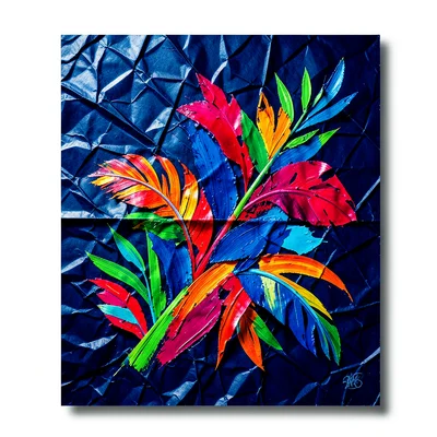 Crumpled paper texture in deep navy blue, dramatic side lighting
