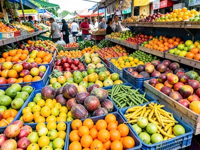 Fruit market color abundance