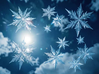 Multiple phenomena visible in single ice crystal sky