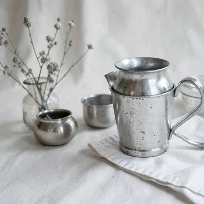 Still life silver tones