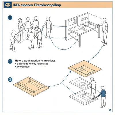 How to assemble a friendship shown with dotted lines connecting figures