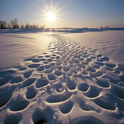 Land Art Photo Andy Goldsworthy-Inspired Ice sculptur