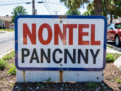 Motel vacancy sign
