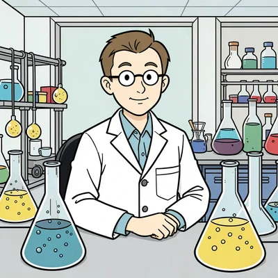 Scientist in laboratory
