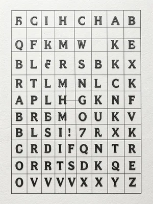 A full alphabet specimen sheet A through Z in 24pt Akzidenz-Grotesk medium, arra