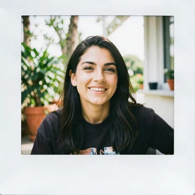 Food Polaroid snap