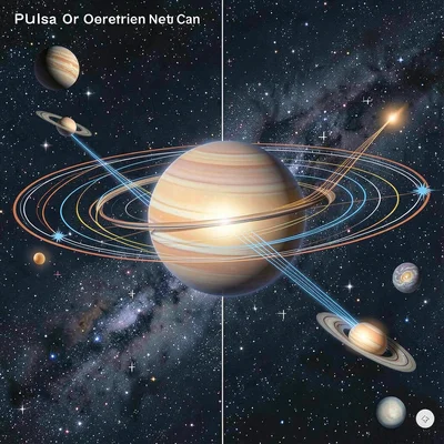 Pulsar structure astronomical diagram