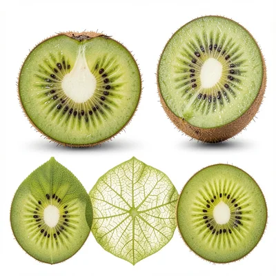 Kiwi Transverse Cross-Section Radial Seed Pattern