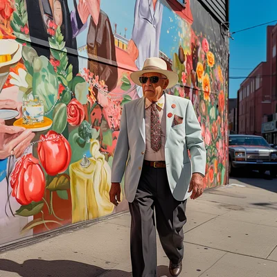 Photo in the style of Vivian Maier 2020 - Digital Age