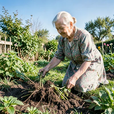 Grandmother's garden weeds pulled and pressed - the plants she hated, preserved 