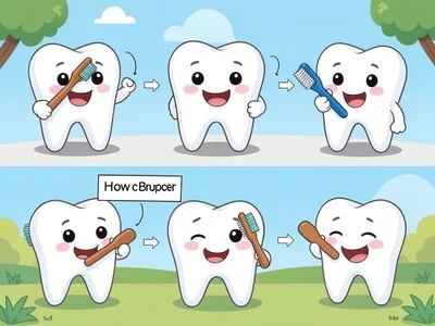 Tooth brushing demonstration