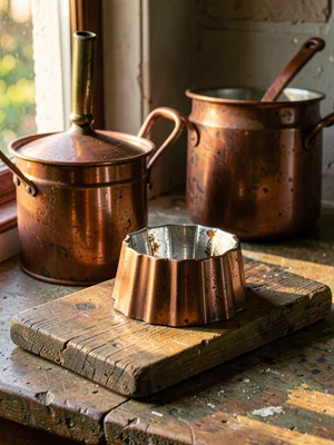 Copper Savarin Mold Portrait