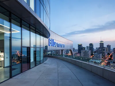 Architecture at blue moment