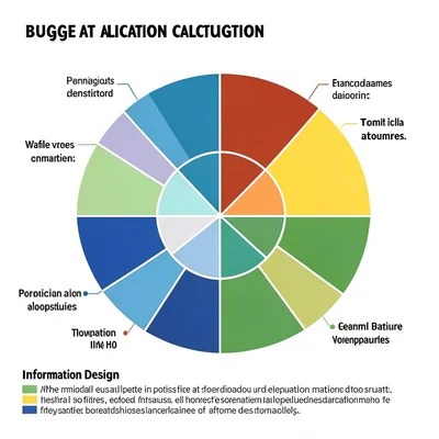 Budget allocation waffle chart