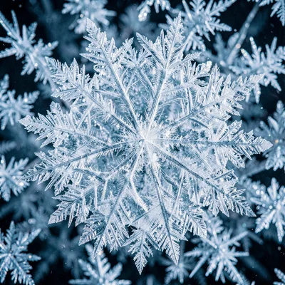 Ice crystal formation