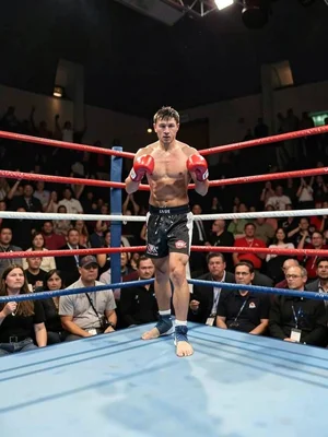 Boxer in corner between rounds
