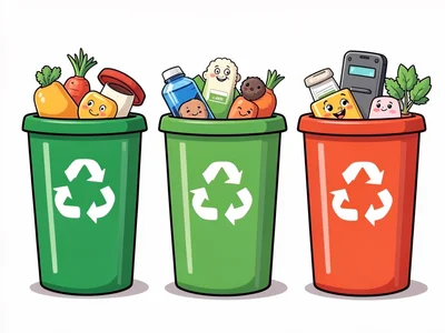Recycling sorting guide