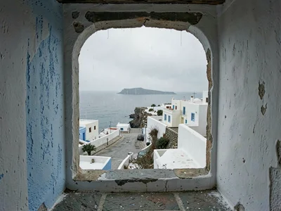 Porch Arch Framing Grey Aegean