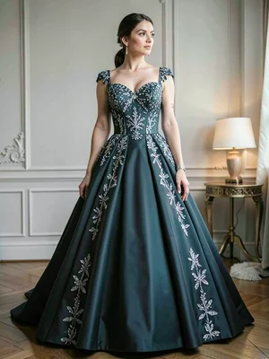 Couture gown editorial