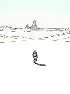 Walking Toward the Mesa