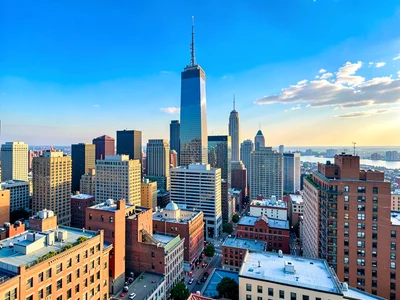 City skyline extended