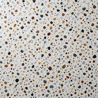 Micro terrazzo: very fine chips creating a speckled appearance, almost like a st