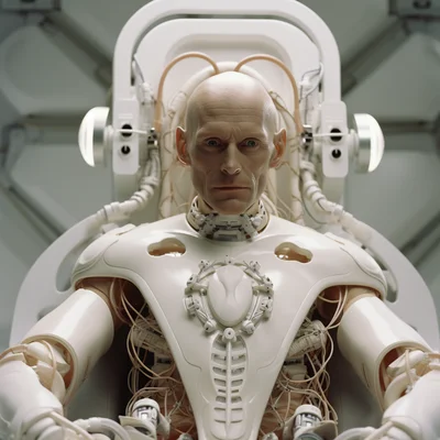 Matthew Barney crestmaster movie still ai robotic chi