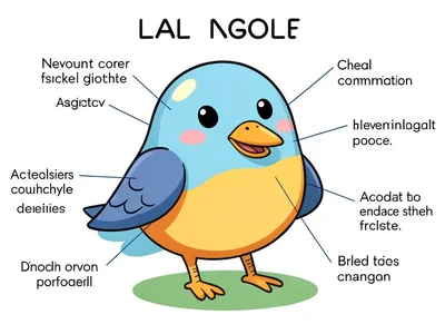 Bird body parts diagram