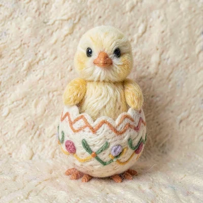 Chick hatching from egg