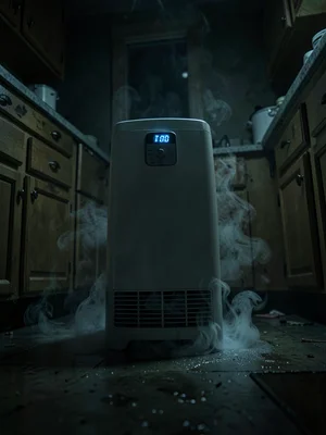 Dehumidifier Basement Fog