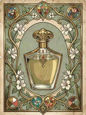 Art Nouveau perfume bottle