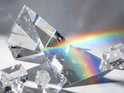 Deliberate prism arrangement for spectrum photography