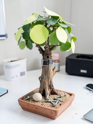 Jin Element — Staple Remover as Deadwood Bonsai