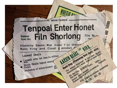 Movie theater coupon for film no longer showing, the temporal entertainment offe