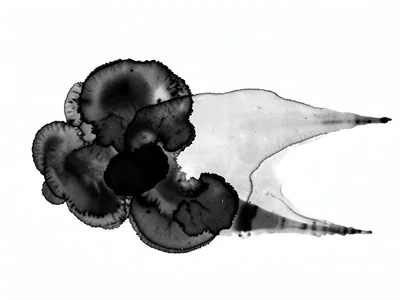 Still water showing slow deliberate dispersion