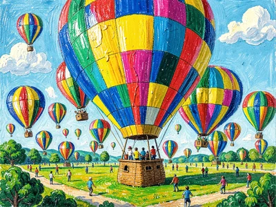 Hot air balloon festival
