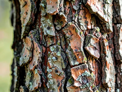 Cork oak thick textured