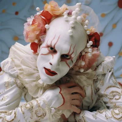 Matthew Barney crestmaster movie still ai clown