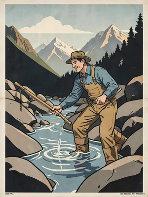 WPA fly fishing