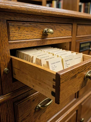 Close-Up Three-Quarter Open Drawer