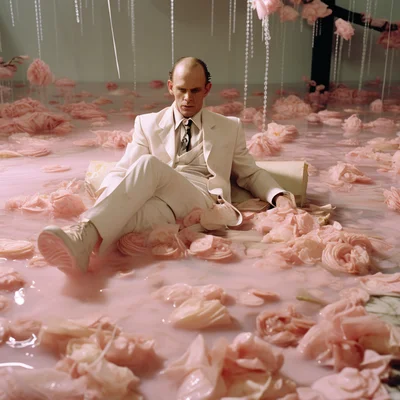 Matthew Barney crestmaster movie still ai thretening